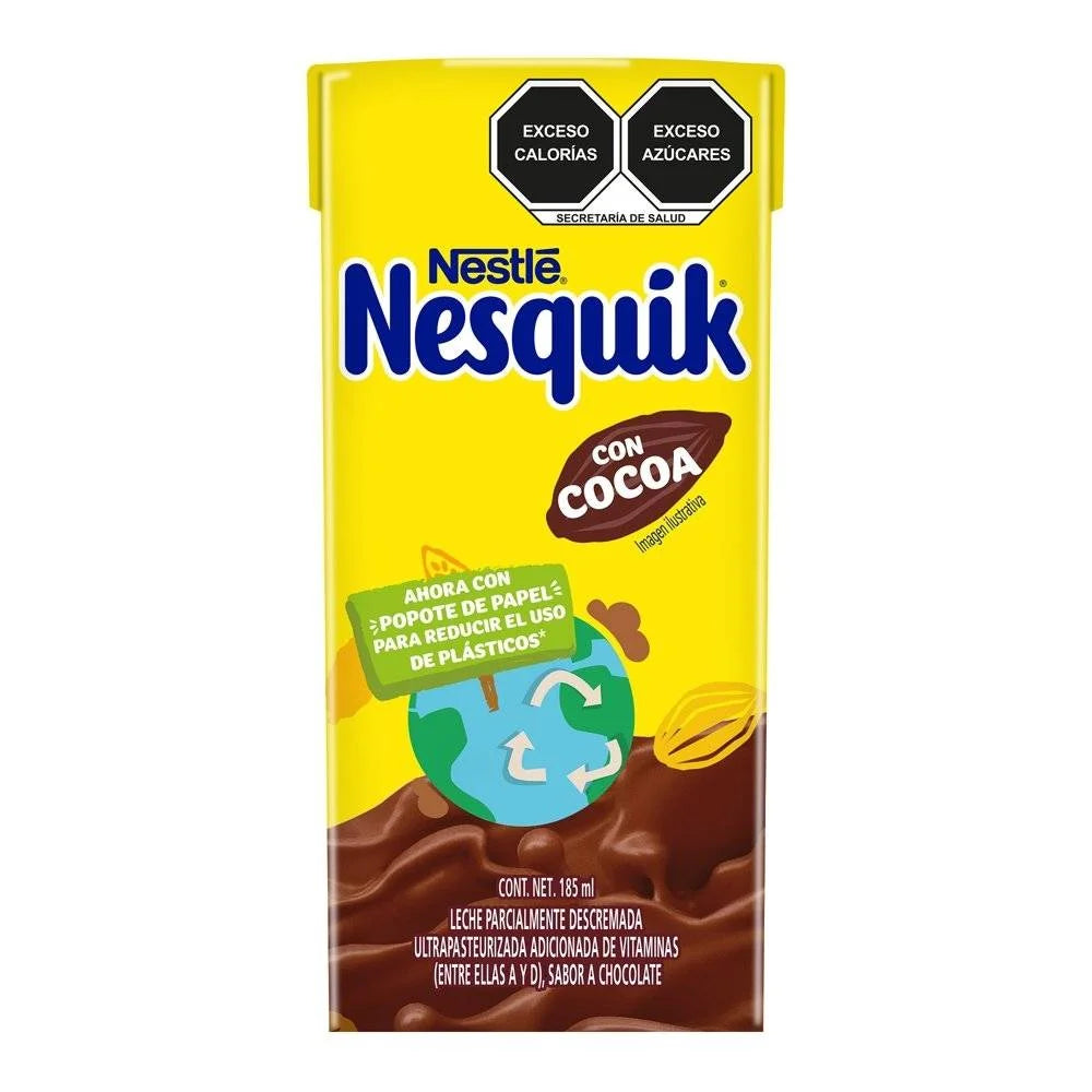 Leche Nesquik Sabor Chocolate 185ml