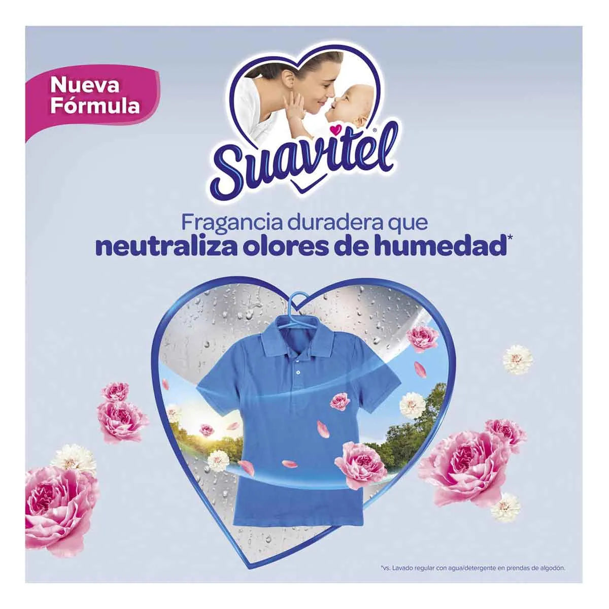 Suavizante de Telas Suavitel Cuidado Superior Fresco Aroma Sol 450ml