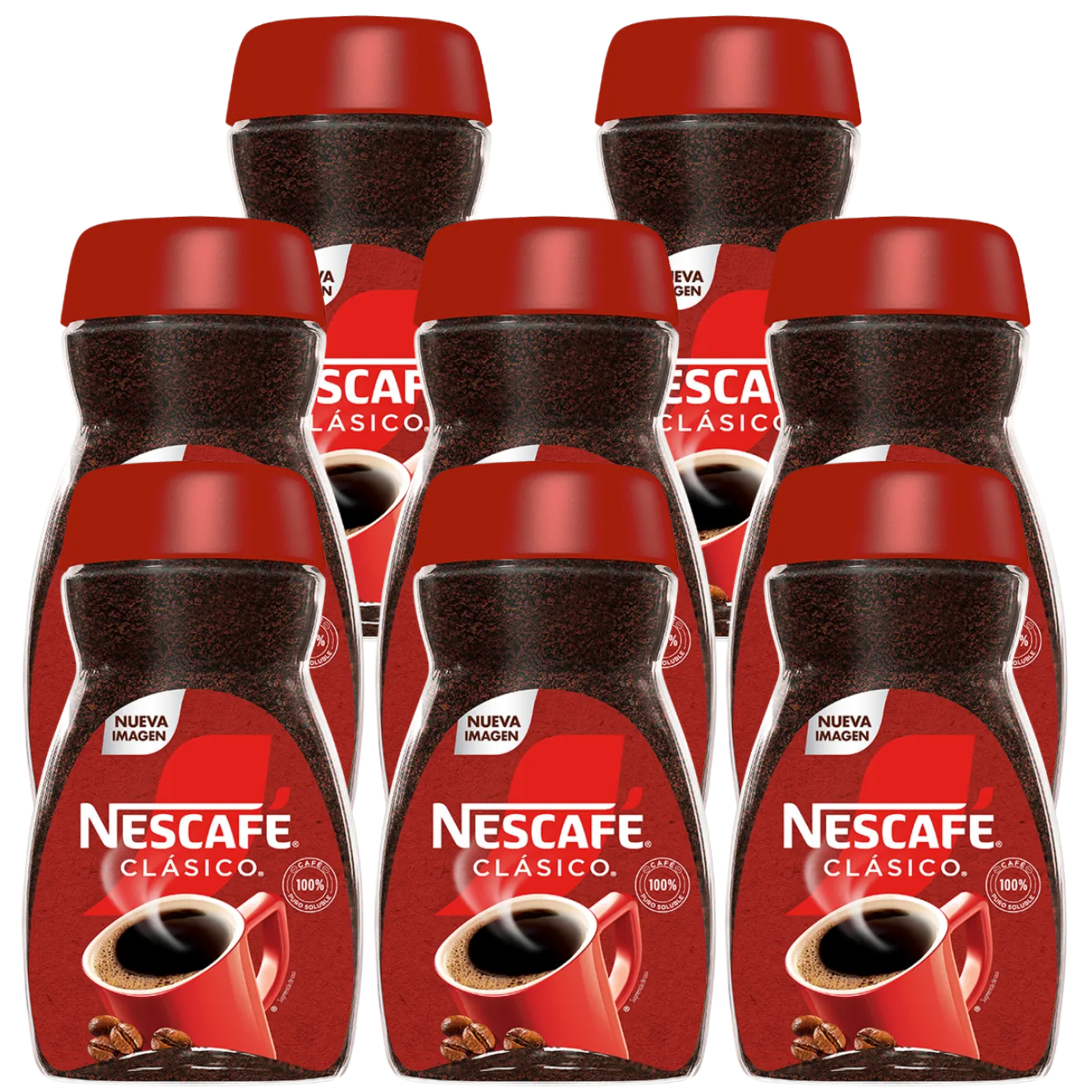 Café Soluble Nescafé Clásico Paquete 42g × 8 pzs