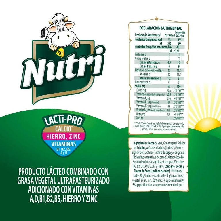 Media Caja Nutri Clásica 1L × 6 pzs