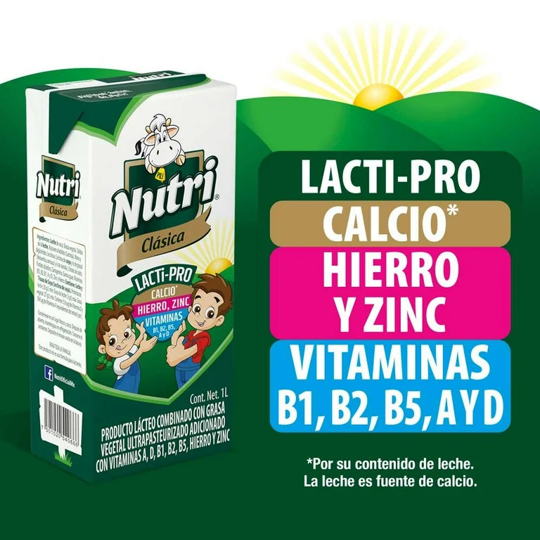 Media Caja Nutri Clásica 1L × 6 pzs
