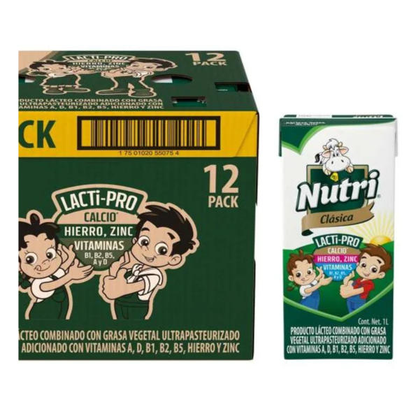 Media Caja Nutri Clásica 1L × 6 pzs