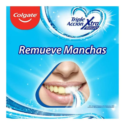 Pasta Dental Colgate Triple Acción Xtra Blancura 50ml × 12 pzs