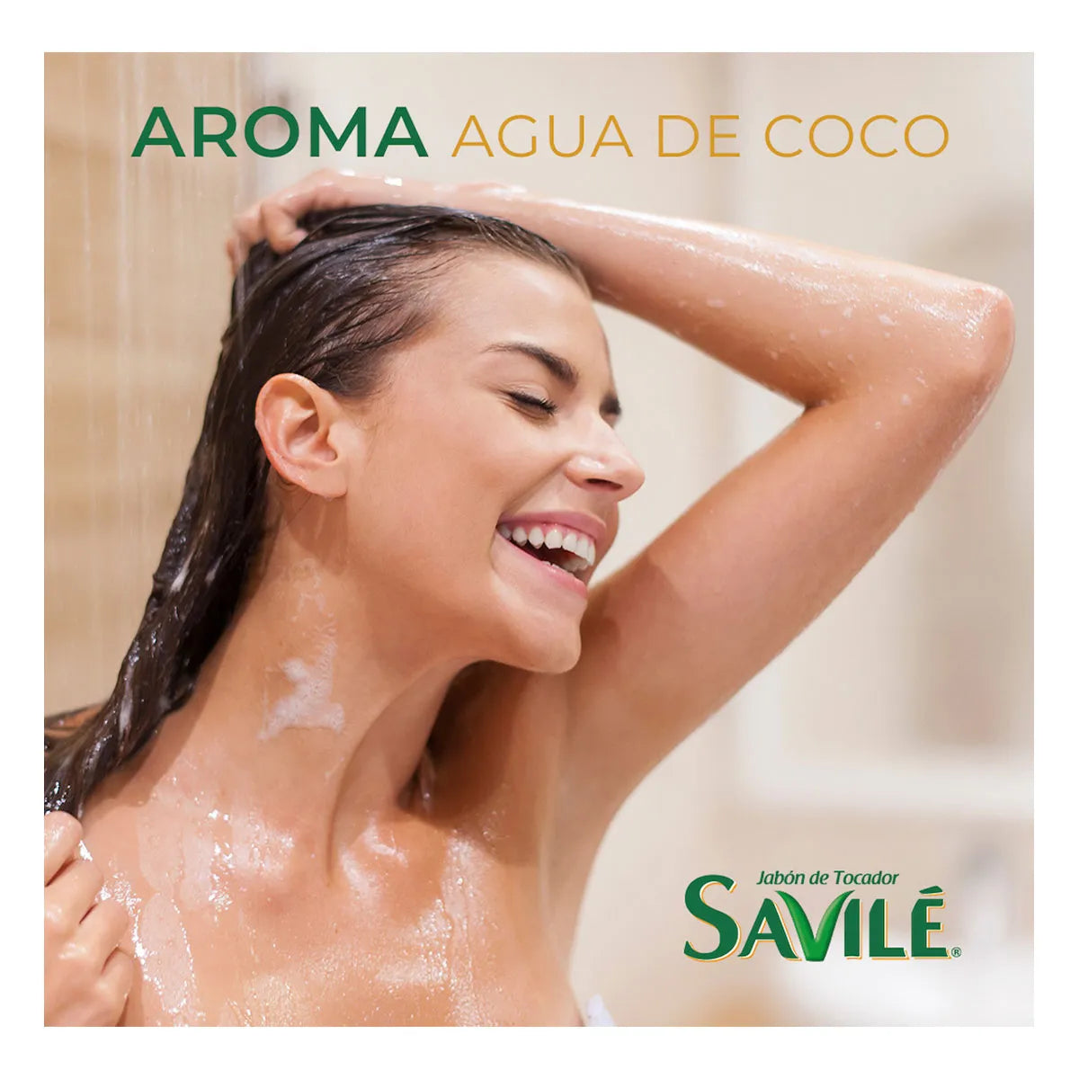 Jabón Savilé Extracto de Sábila y Agua de Coco 135g × 12 pzs