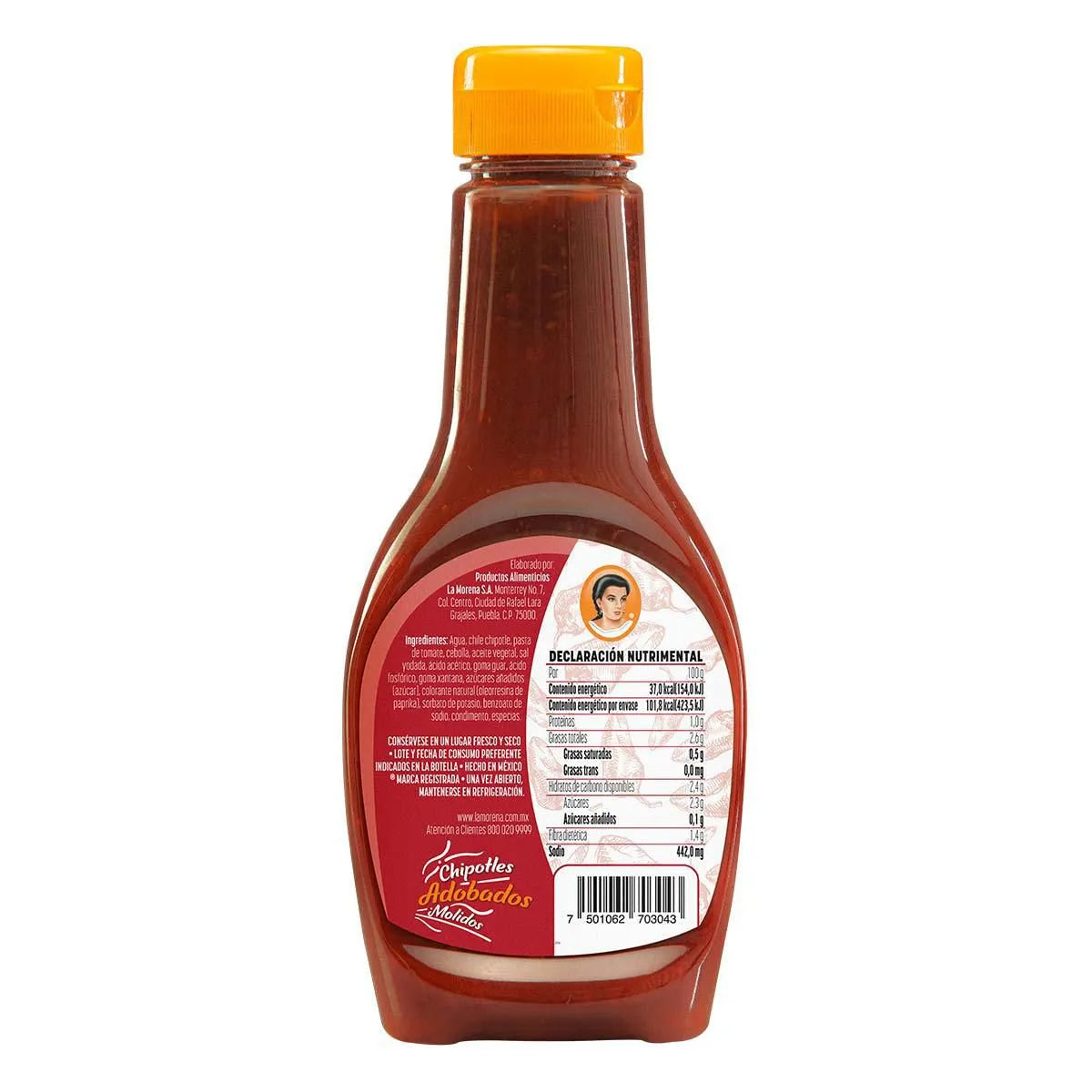 Chipotles Adobados Molidos La Morena 275g