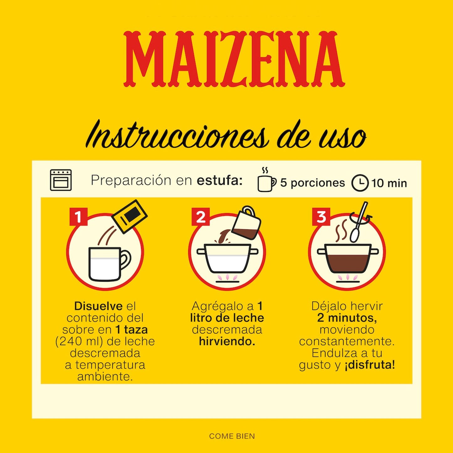Atole Maizena Sabor Chocolate 45g