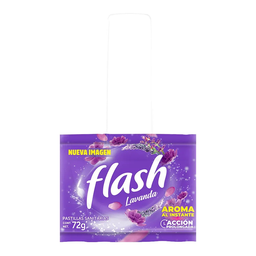 Pastilla Sanitaria Flash Lavanda 6 pzs