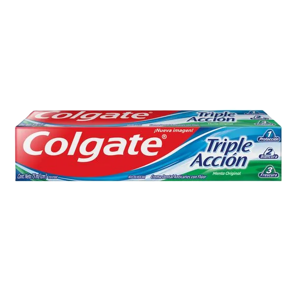 Pasta Dental Colgate Triple Acción 50ml × 12 pzs