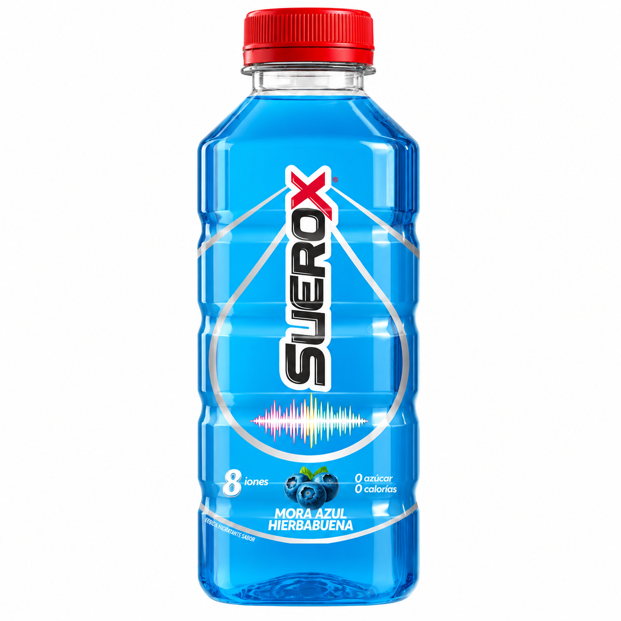 Bebida Hidratante Suerox Sabor Mora Azul-Hierbabuena 630ml