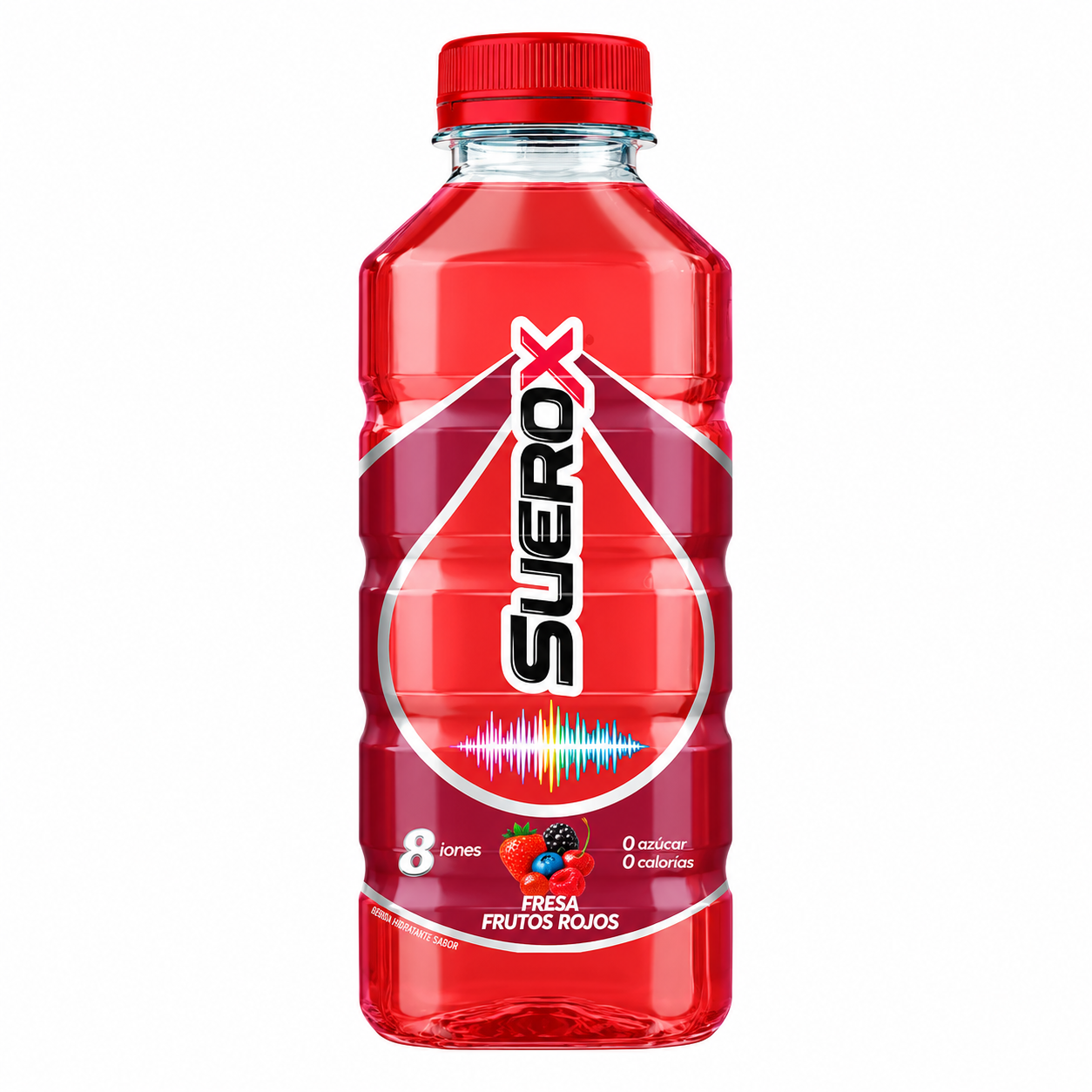 Bebida Hidratante Suerox Sabor Fresa-Frutos Rojos 630ml