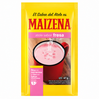 Atole Maizena Sabor Fresa 47g