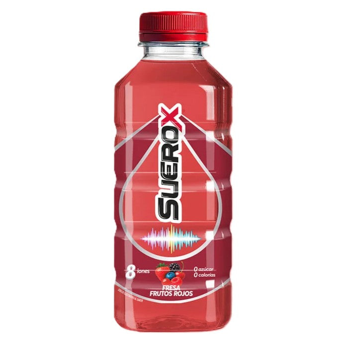 Bebida Hidratante Suerox Sabor Fresa-Frutos Rojos 630ml
