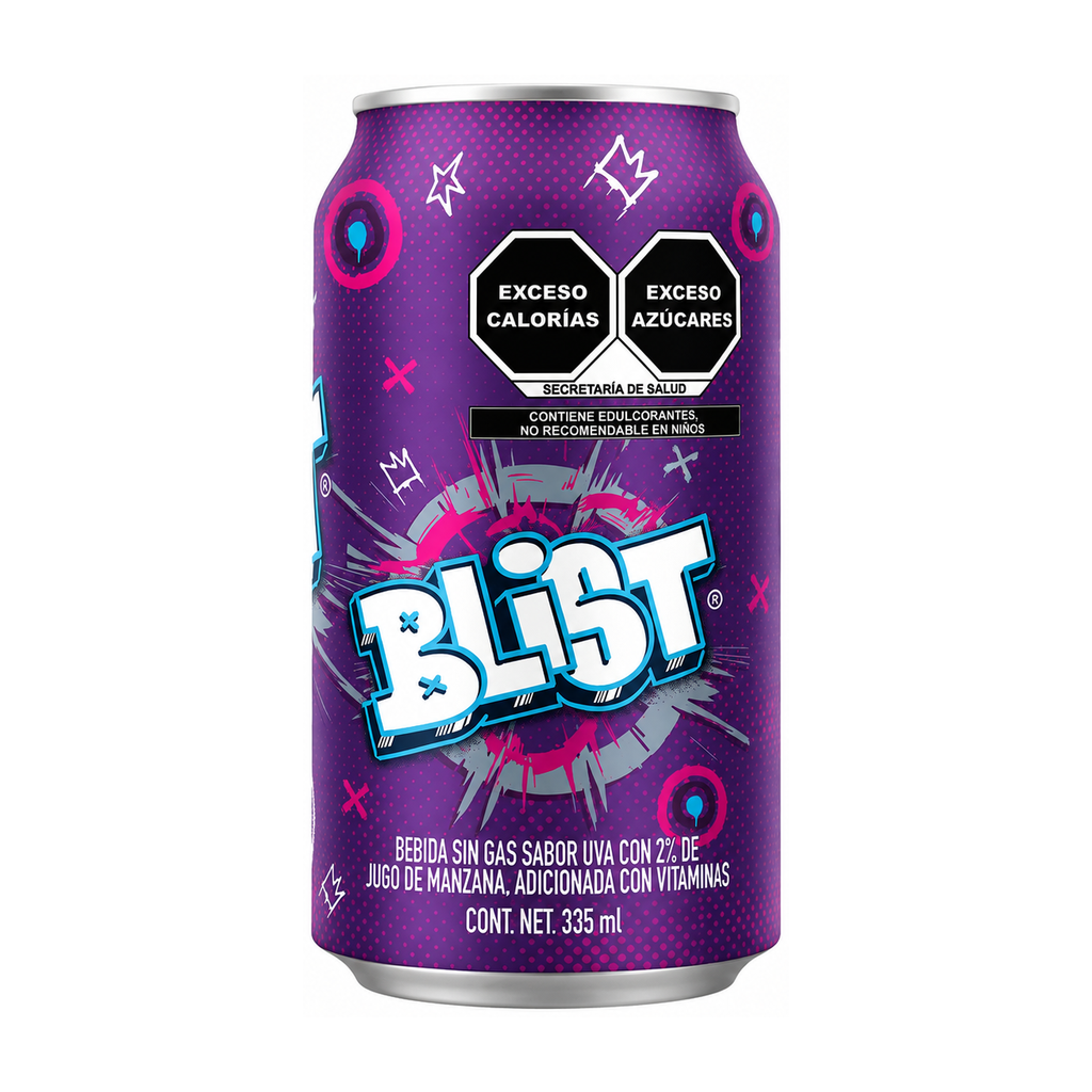 Bebida Blist Grape Thunder 335ml