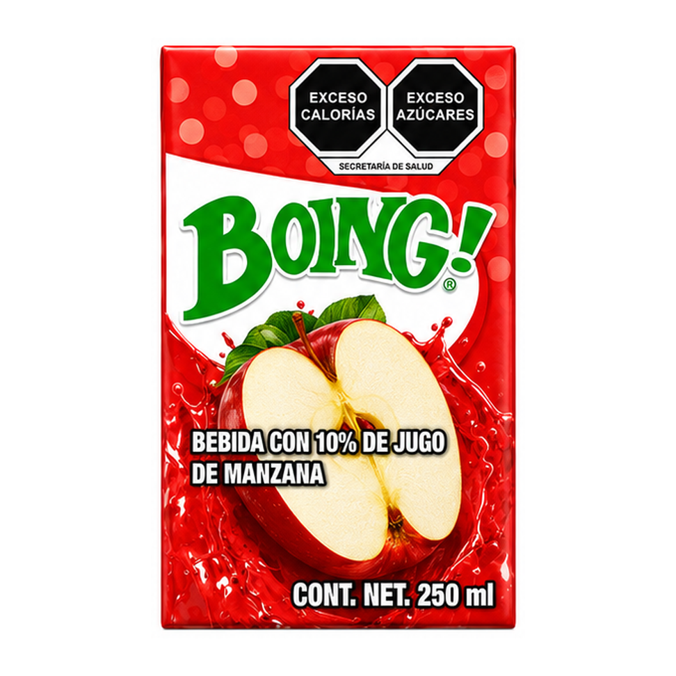 Bebida Boing con Jugo de Manzana 250ml