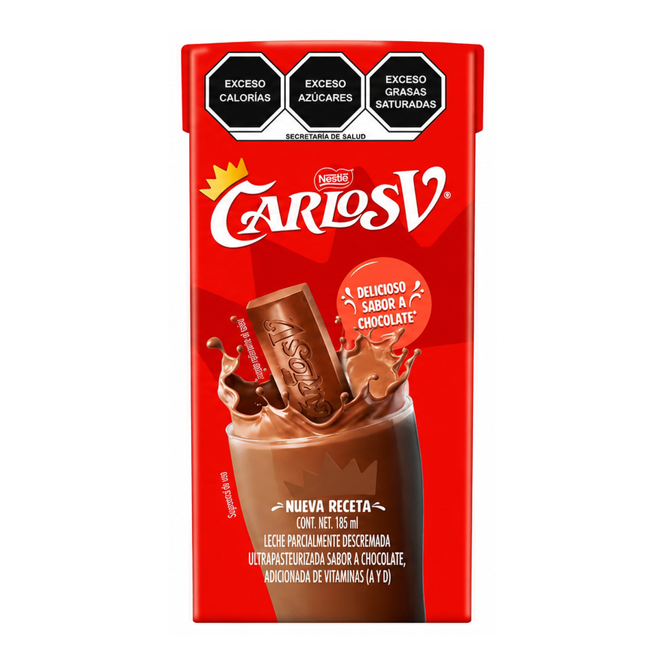 Leche Carlos V Sabor Chocolate 185ml
