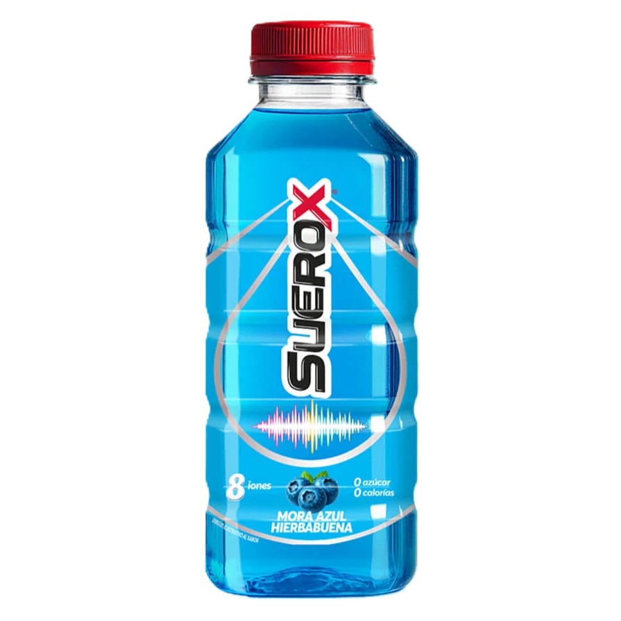 Bebida Hidratante Suerox Sabor Mora Azul-Hierbabuena 630ml