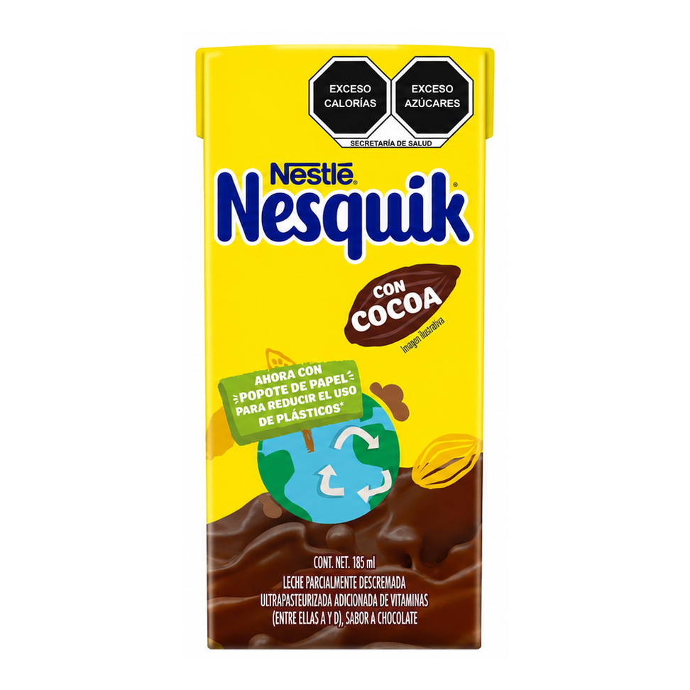 Leche Nesquik Sabor Chocolate 185ml